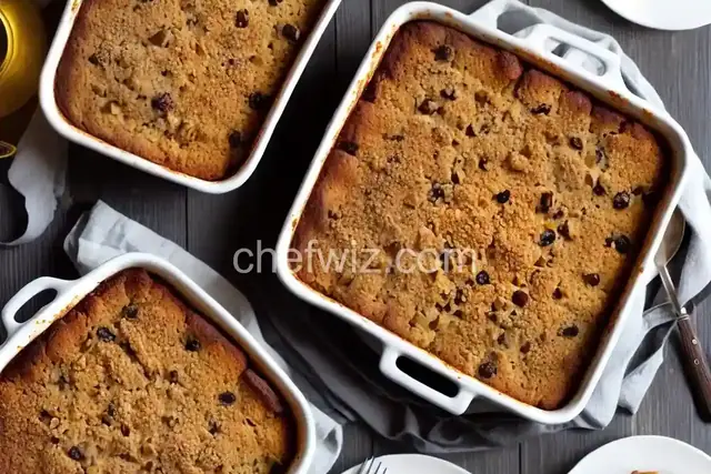 Mom's Thanksgiving Bread Pudding