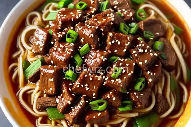 Mongolian Beef Ramen