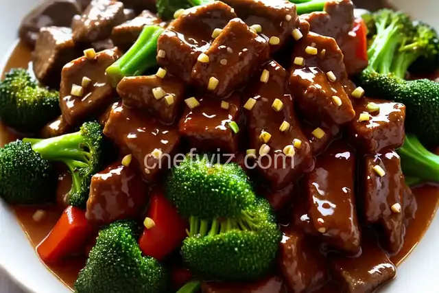 Mongolian Beef and Broccoli