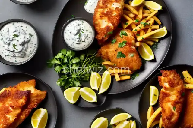 Monkfish and Chips with Remoulade