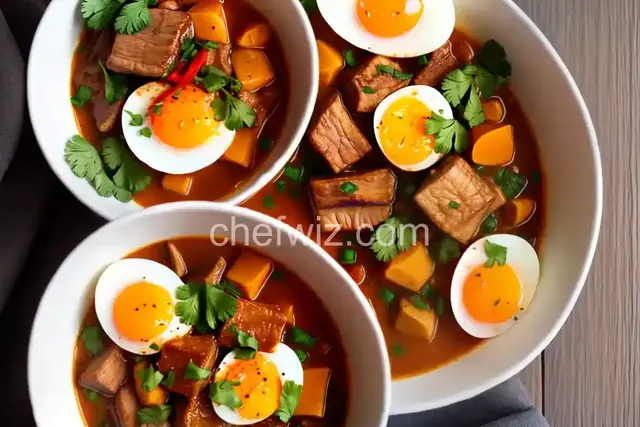 Moo Palo (Thai Pork Belly Stew With Eggs)