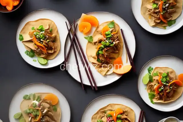 Moo Shu Chicken with Mandarin Pancakes