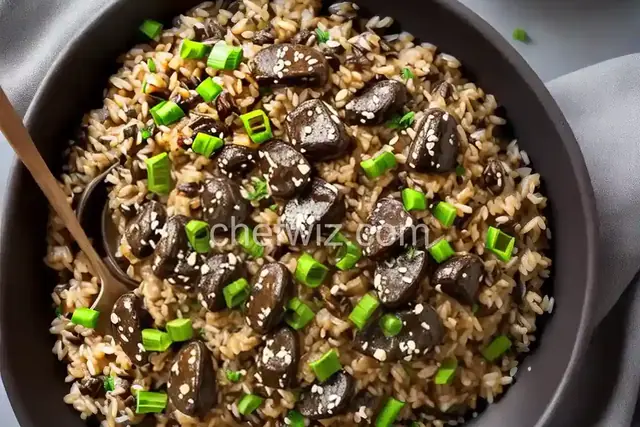 Morel Mushroom and Wild Rice Risotto