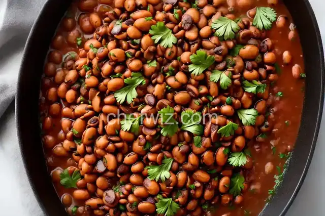 Moroccan Black-Eyed Peas (Cowpeas)