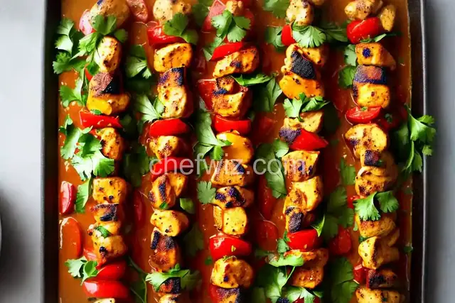 Moroccan Chicken Brochettes