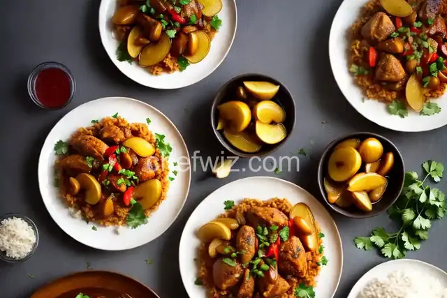 Moroccan Chicken Tagine with Caramelized Pears