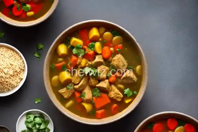 Moroccan Chicken and Vegetable Soup