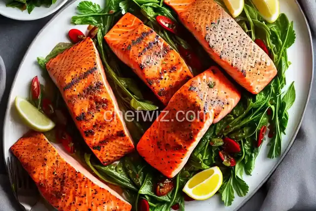 Moroccan Grilled Salmon