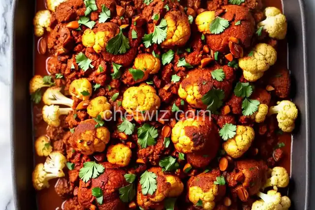 Moroccan Harissa Roast Cauliflower