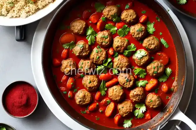 Moroccan Lamb Meatball Tagine Recipe
