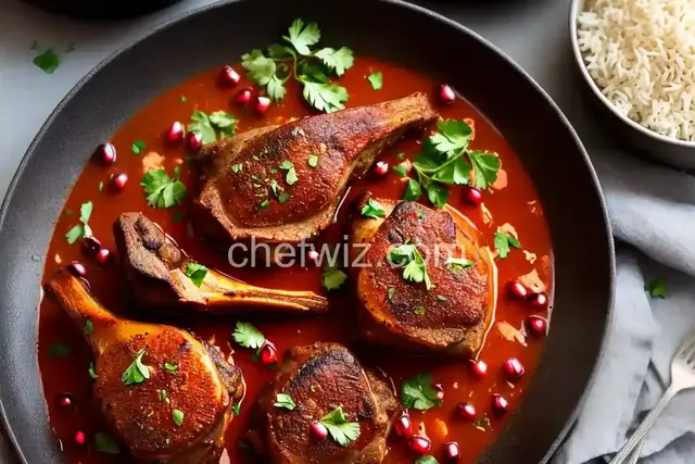 Moroccan Lamb Shanks with Pomegranate