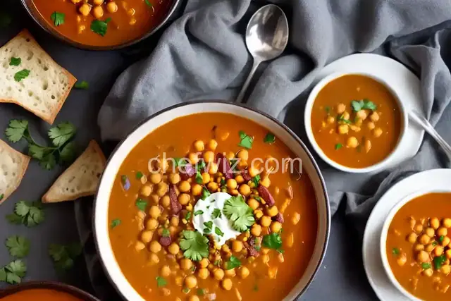 Moroccan Spiced Chickpea Soup