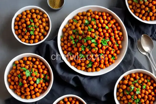 Moroccan Spiced Roast Chickpeas