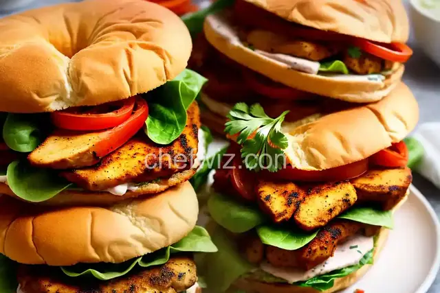 Moroccan-Style Chicken Sandwich