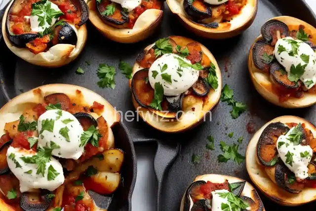 Mozzarella Stuffed Portobellos