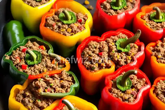 Mr. John's Meat-Stuffed Bell Peppers