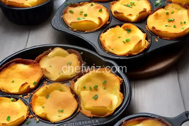 Muffin Tin Potatoes Gratin