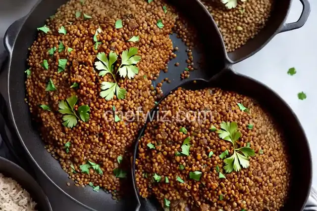 Mujadara (Lentils and Rice with Caramelized Onions)