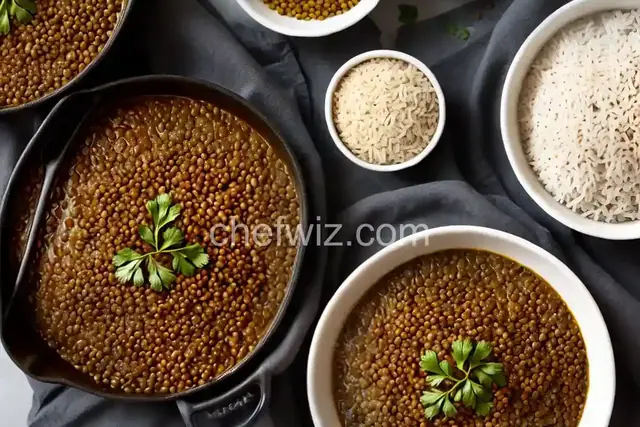 Mujadarra (Lentils with Rice)