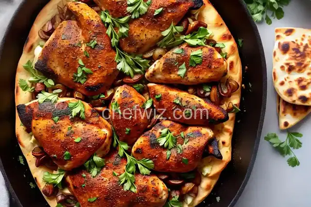 Musakhan (Sumac Chicken With Onions and Flatbread)
