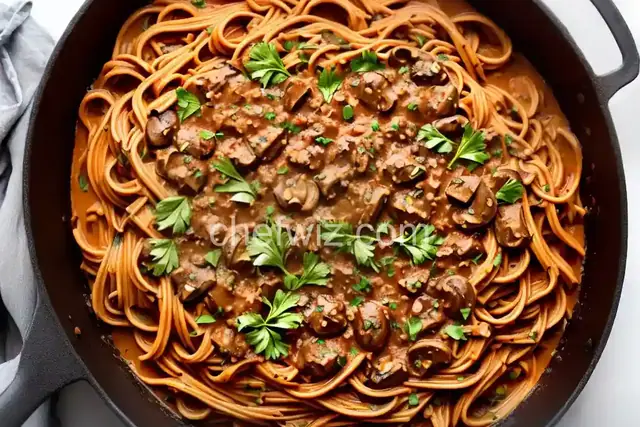 Mushroom Bolognese