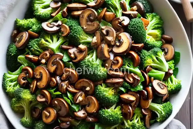 Mushroom Broccoli Salad