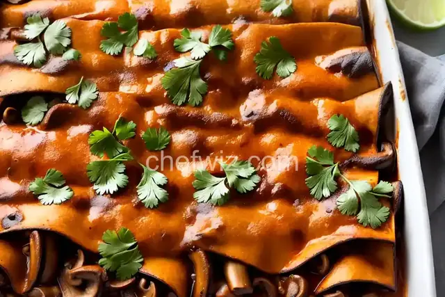Mushroom Enchiladas