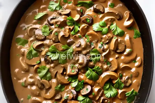 Mushroom Stroganoff (Vegan)