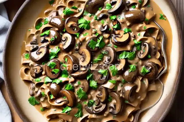Mushroom Stroganoff
