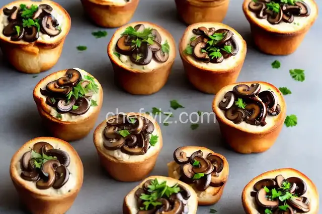 Mushroom Toast Cups