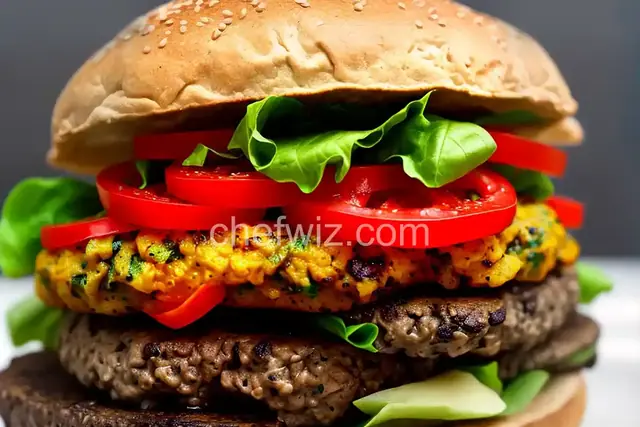 Mushroom Veggie Burger