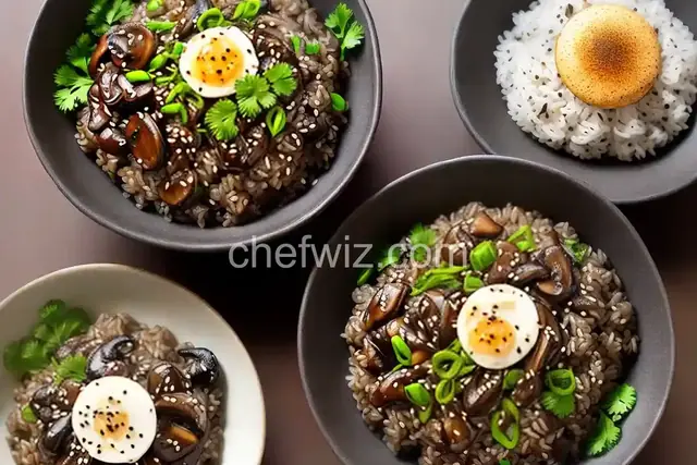 Mushroom YouFan (Taiwanese Sticky Rice)