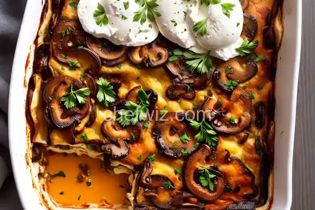 Mushroom and Burrata Lasagnette