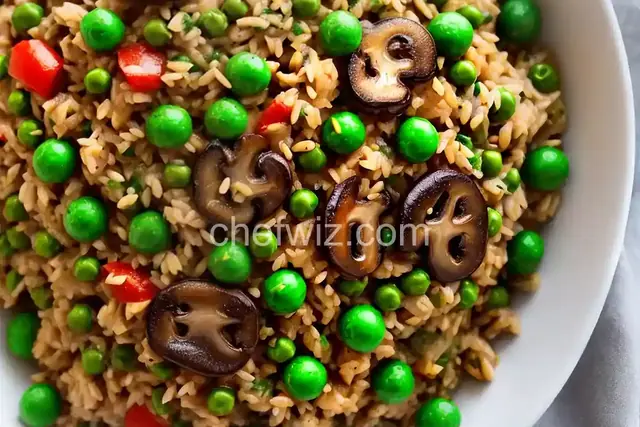 Mushroom and Pea Farrotto