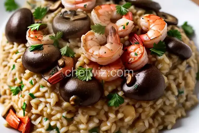Mushroom and Shrimp Risotto
