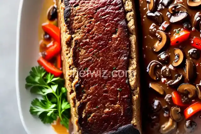 Mushroom in the Middle Meatloaf