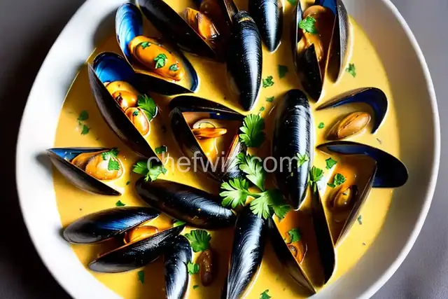 Mussels in Curry Cream Sauce