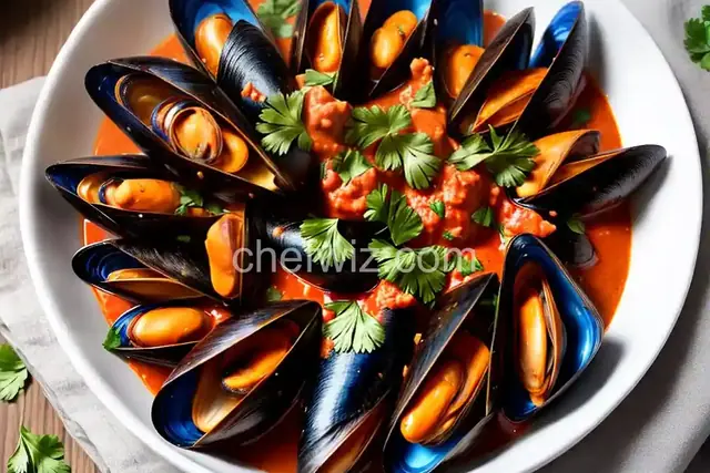 Mussels in Spicy Red Sauce