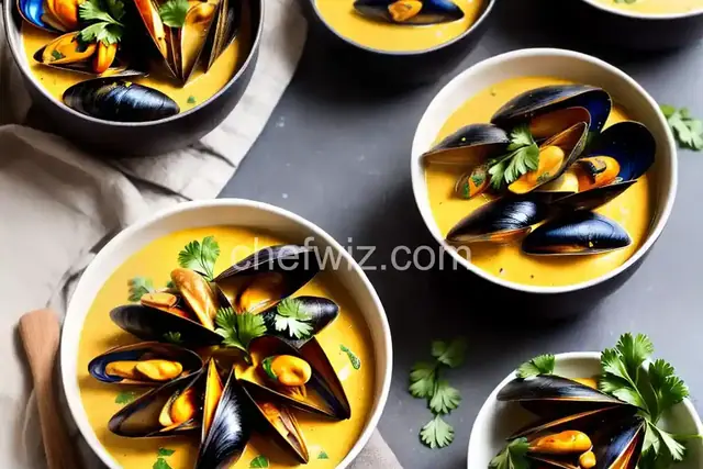 Mussels with Coconut Curry Sauce