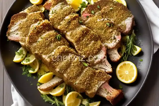 Mustard and Herb Crusted Rack of Lamb Recipe