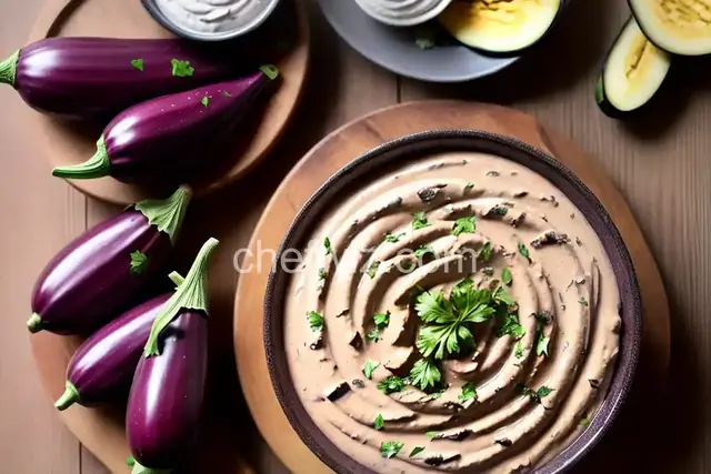 Mutabbal (Eggplant-Tahini Dip)