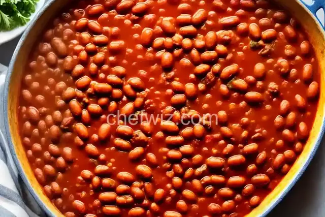 My Big Fat Greek Baked Beans