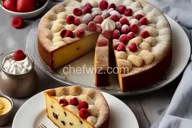 My Cannoli Filling Rum Cake