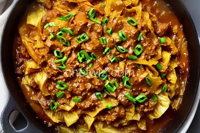 My Grandma's Braised Cabbage