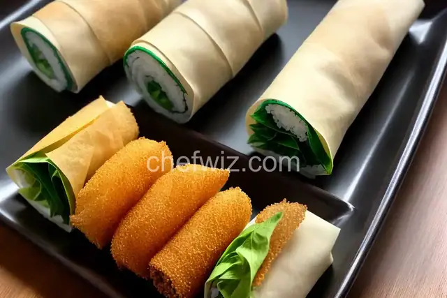 My Original Hand Rolls with Crispy Crunchy Tenkasu