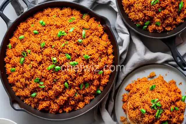 NATIVE JOLLOF RICE /PALM OIL RICE - IWUK EDESI RECIPE