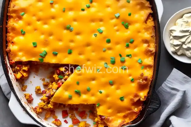 Nacho Cheese Casserole