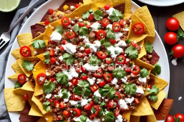 Nachos with All the Fixings