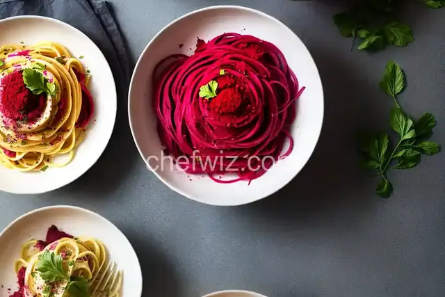 Nadiya Hussain's Blender Beetroot Pasta