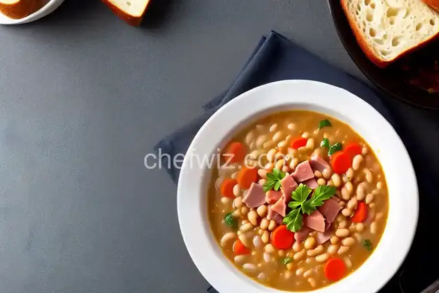 Navy Bean Soup with Ham